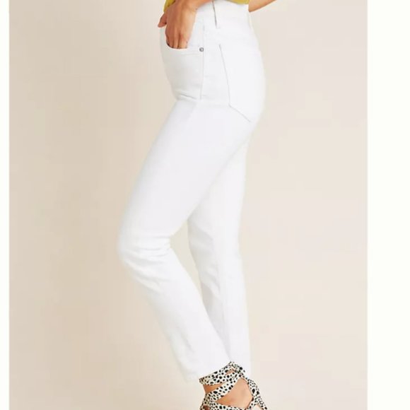 AGOLDE Nico Ultra High-Rise Slim Jeans in white, size 25 - Picture 2 of 11